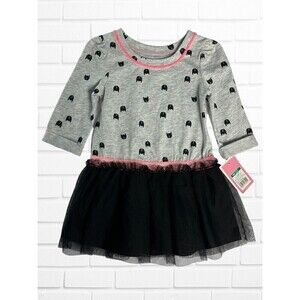 Girls Halloween Dress Size 18M Circo NEW Black Cats Tulle Tutu Skirt